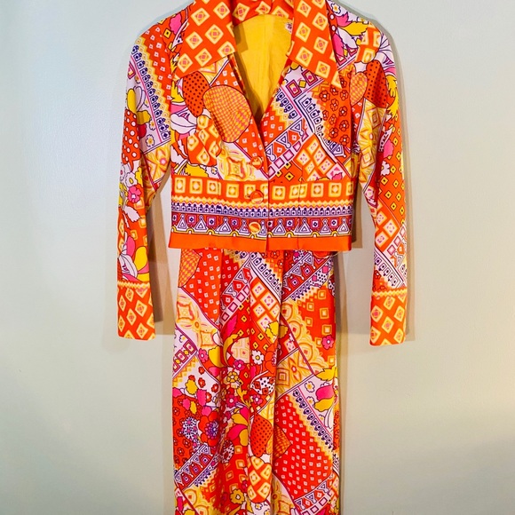 Vintage Dresses & Skirts - Vintage Mel Warshaw Miss Jane Miami Two-piece